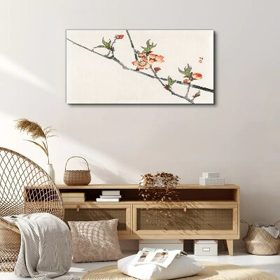 Branches flowers nature Canvas Wall art