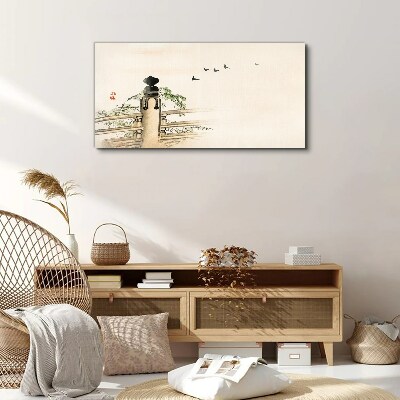 Peace among the birds Canvas Wall art