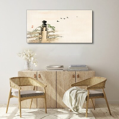 Peace among the birds Canvas Wall art