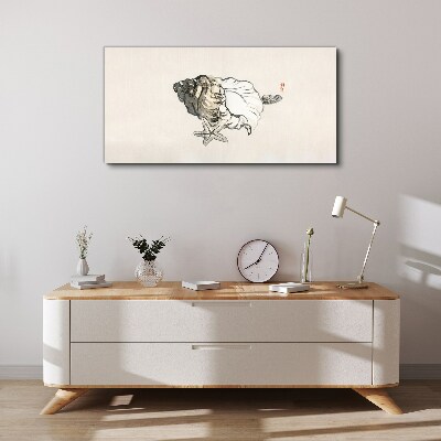 Sea star shell Canvas Wall art