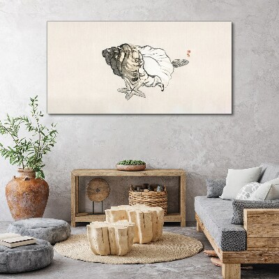 Sea star shell Canvas Wall art