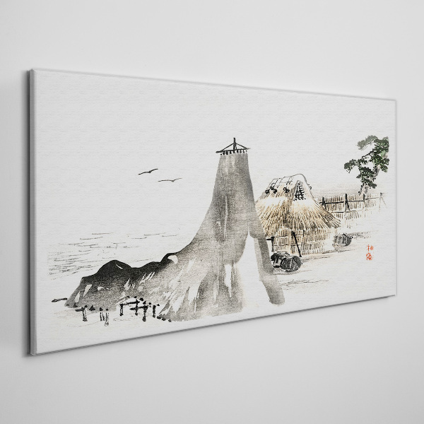A peaceful seaside landscape Canvas Wall art