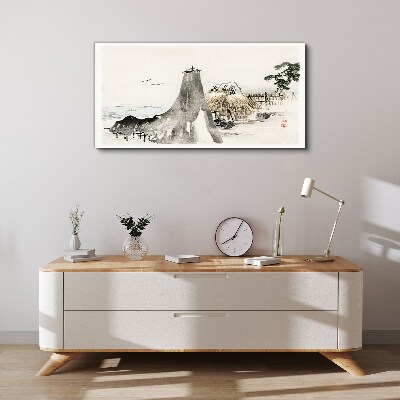 A peaceful seaside landscape Canvas Wall art