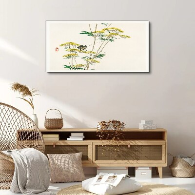 Branches flowers Canvas Wall art