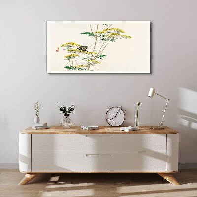 Branches flowers Canvas Wall art