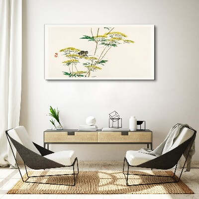 Branches flowers Canvas Wall art