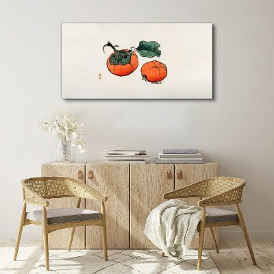 Modern vegetables pumpkin Canvas Wall art