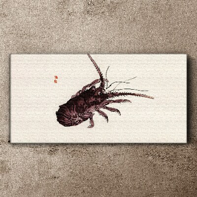 The elegance of shrimp Canvas Wall art