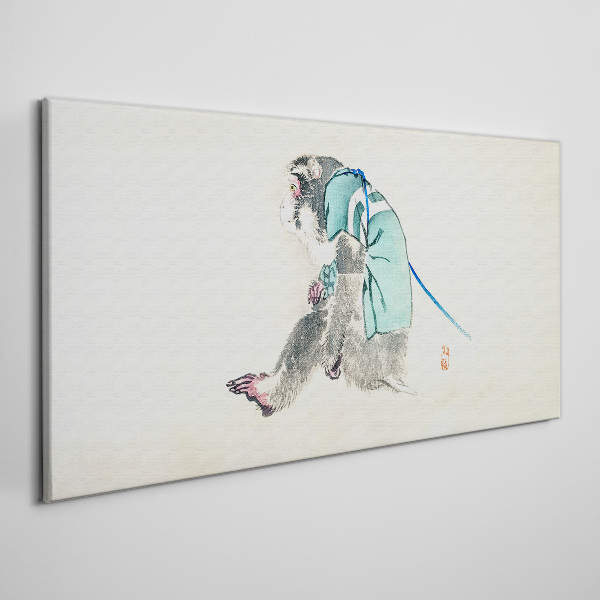 Modern animal monkey Canvas Wall art