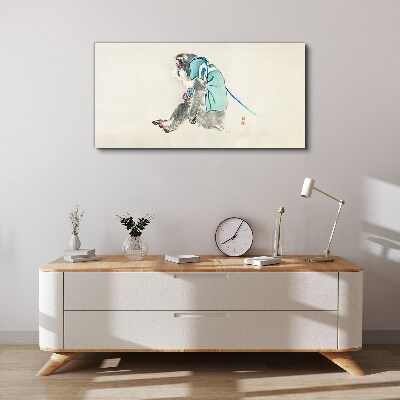 Modern animal monkey Canvas Wall art