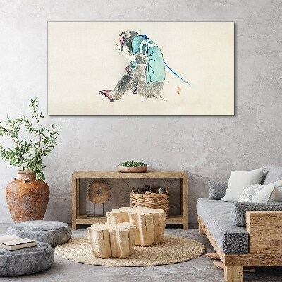 Modern animal monkey Canvas Wall art