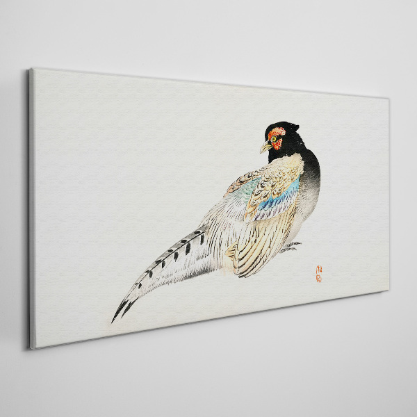 Pheasant in Elegant Plumage Canvas Wall art