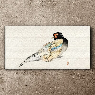 Pheasant in Elegant Plumage Canvas Wall art