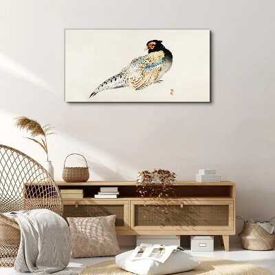 Pheasant in Elegant Plumage Canvas Wall art