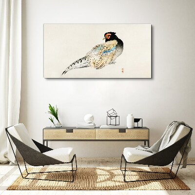 Pheasant in Elegant Plumage Canvas Wall art