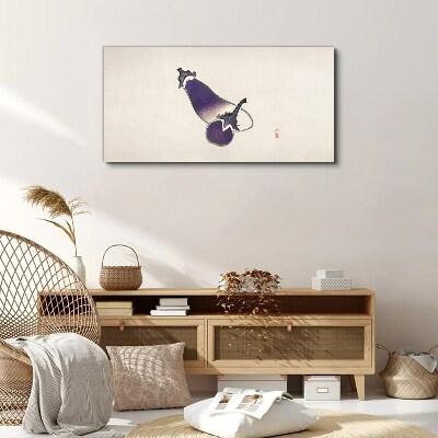 The elegance of vegetables in a minimalist style Canvas Wall art