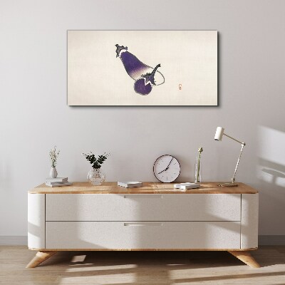 The elegance of vegetables in a minimalist style Canvas Wall art
