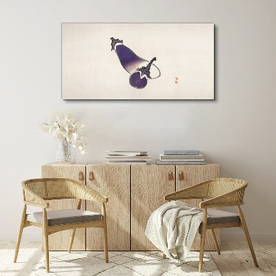 The elegance of vegetables in a minimalist style Canvas Wall art