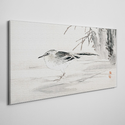 Winged peace over the water Canvas Wall art