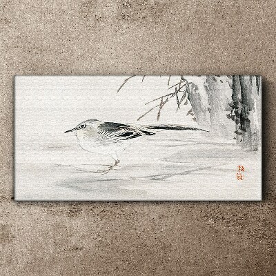 Animal bird tree sparrow Canvas Wall art