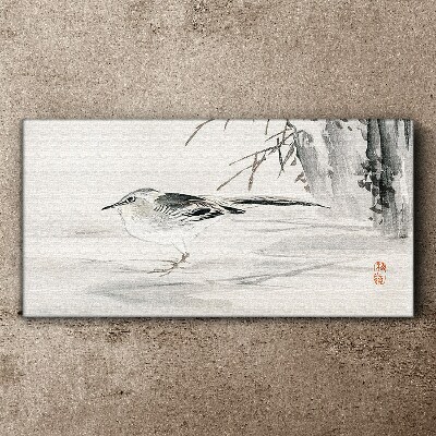 Winged peace over the water Canvas Wall art
