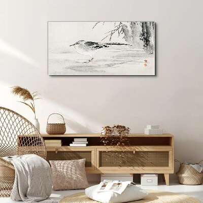 Winged peace over the water Canvas Wall art