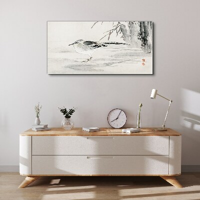 Winged peace over the water Canvas Wall art