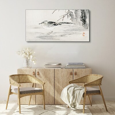 Winged peace over the water Canvas Wall art