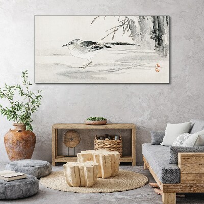 Winged peace over the water Canvas Wall art