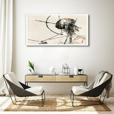 Jellyfish in Abstract Lines Canvas Wall art