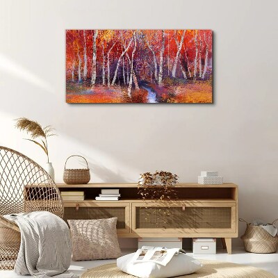 Abstract autumn nature Canvas Wall art