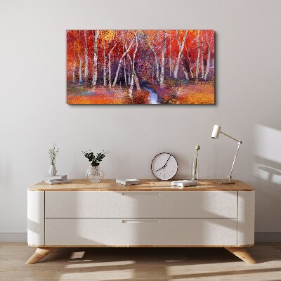 Abstract autumn nature Canvas Wall art