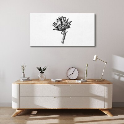 Drawing flowers Canvas Wall art