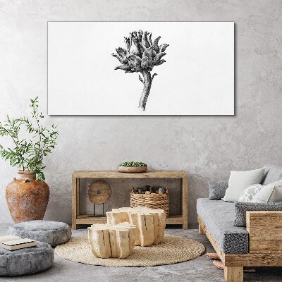 Drawing flowers Canvas Wall art