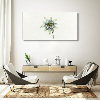 Figure flowers plant Canvas Wall art