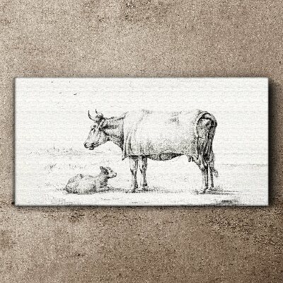 Peace in the Pasture Canvas Wall art