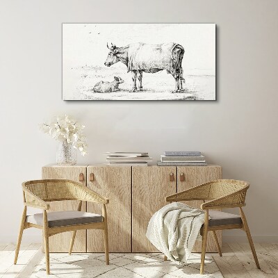 Peace in the Pasture Canvas Wall art