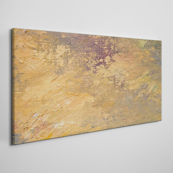 Golden reflections in an abstract landscape Canvas Wall art