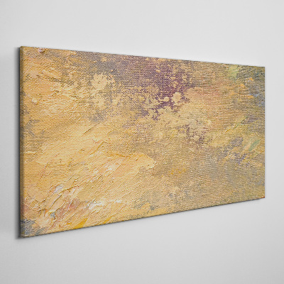 Golden reflections in an abstract landscape Canvas Wall art