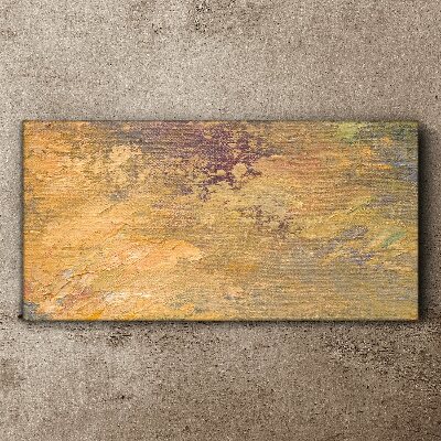 Golden reflections in an abstract landscape Canvas Wall art