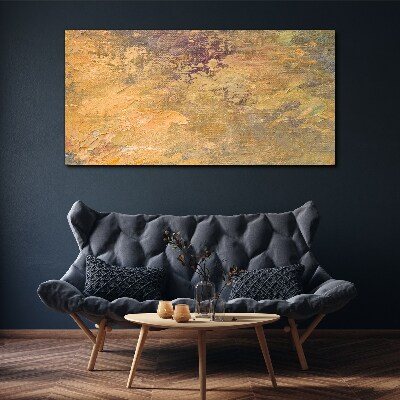 Golden reflections in an abstract landscape Canvas Wall art