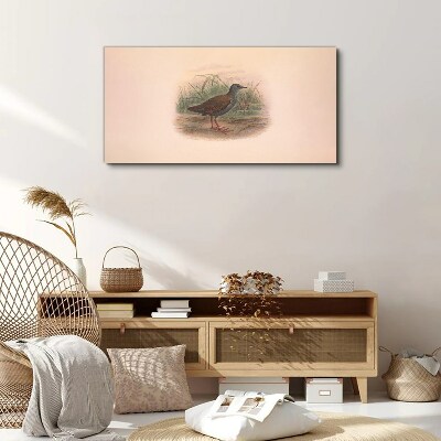 Fisherman in the grass Canvas print