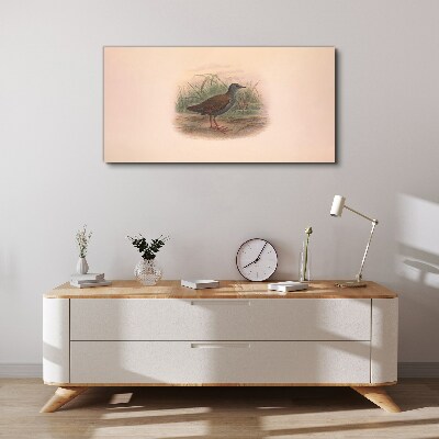 Fisherman in the grass Canvas print