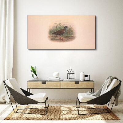 Fisherman in the grass Canvas print