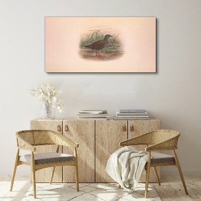 Fisherman in the grass Canvas print