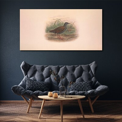 Fisherman in the grass Canvas print