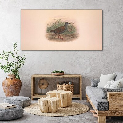 Fisherman in the grass Canvas print