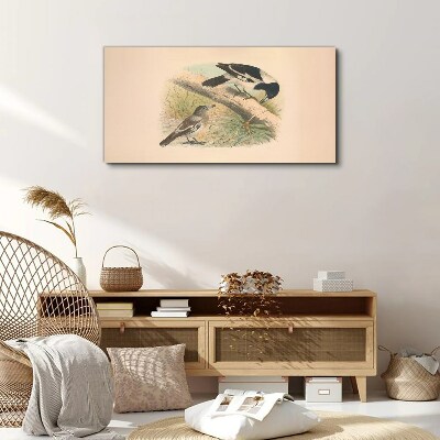 Birds animals Canvas print