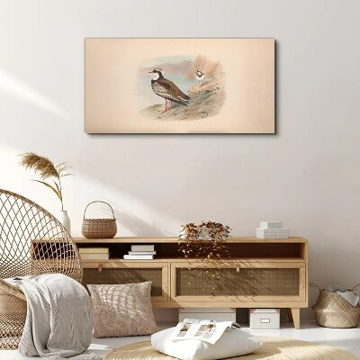 Birds over the water Canvas print