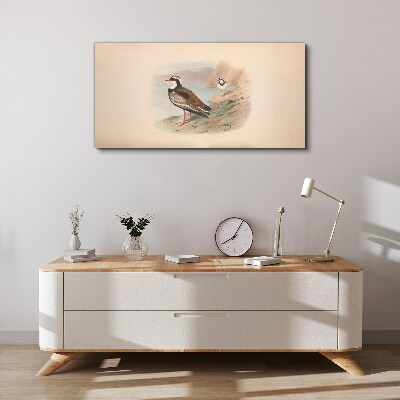 Birds over the water Canvas print
